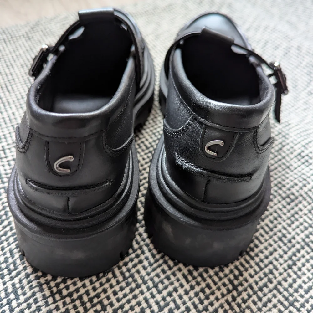 Circus by Sam Edelman Black Buckle Loafers - Picture 6 of 6